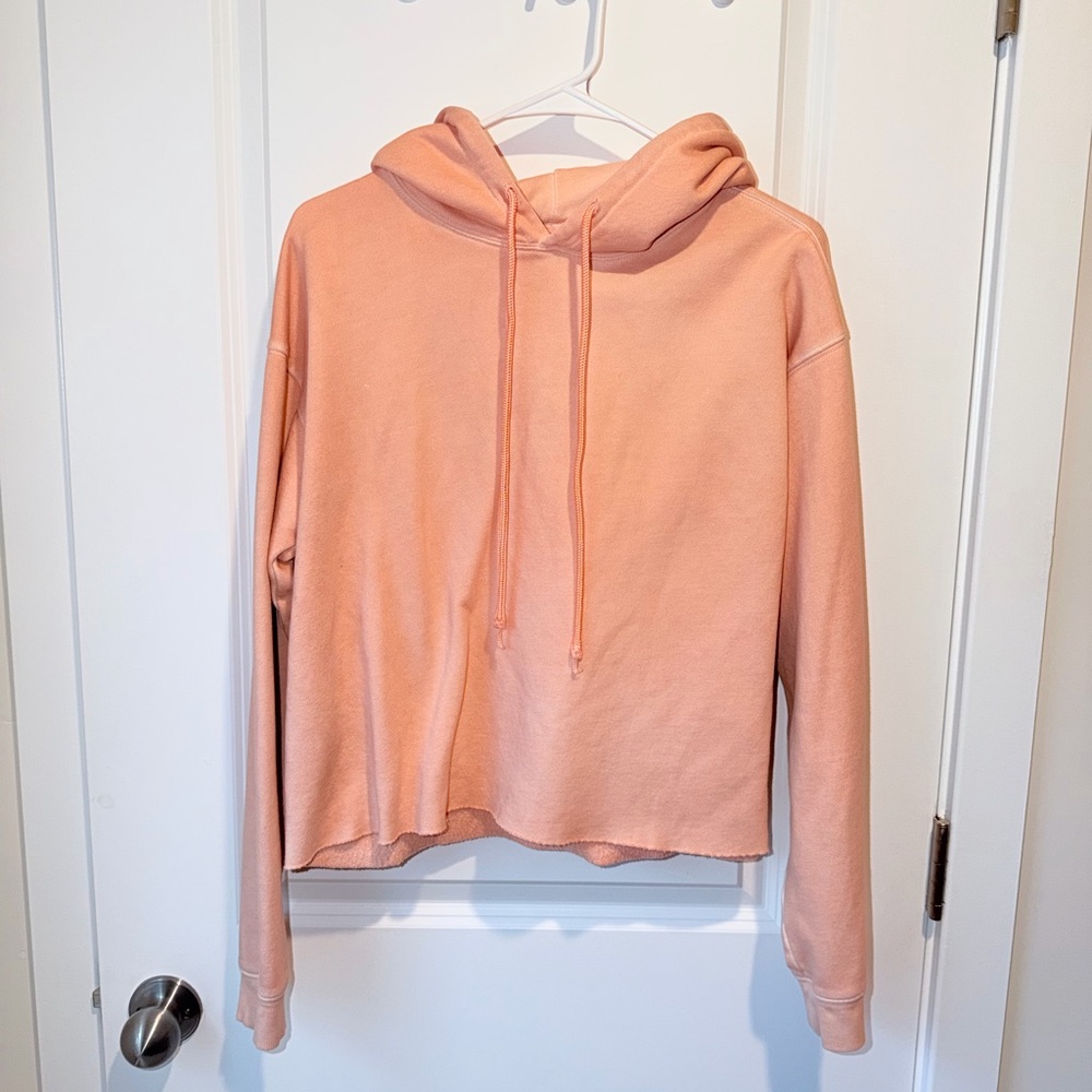 Cozy Peach Cropped Hoodie – Wild Fable (M) - Picture 1 of 2